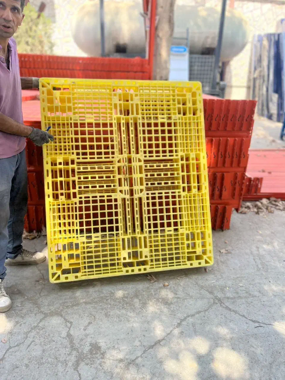 بالکن سقفی سیار پالت سفید|فروشگاه و مغازه|عسلویه, |دیوار