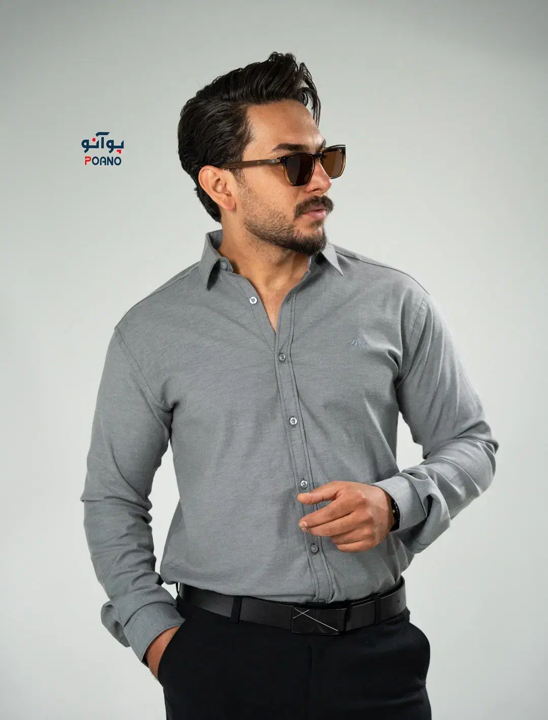 پیراهن مردانه استین بلند پارچه شانلی در 10 رنگ|لباس|اصفهان, شاهزید|دیوار