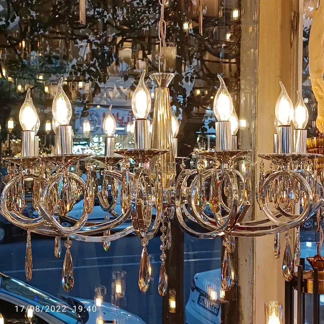 لوستر مدرن نگین|لوستر و چراغ آویز|تهران, مینابی|دیوار