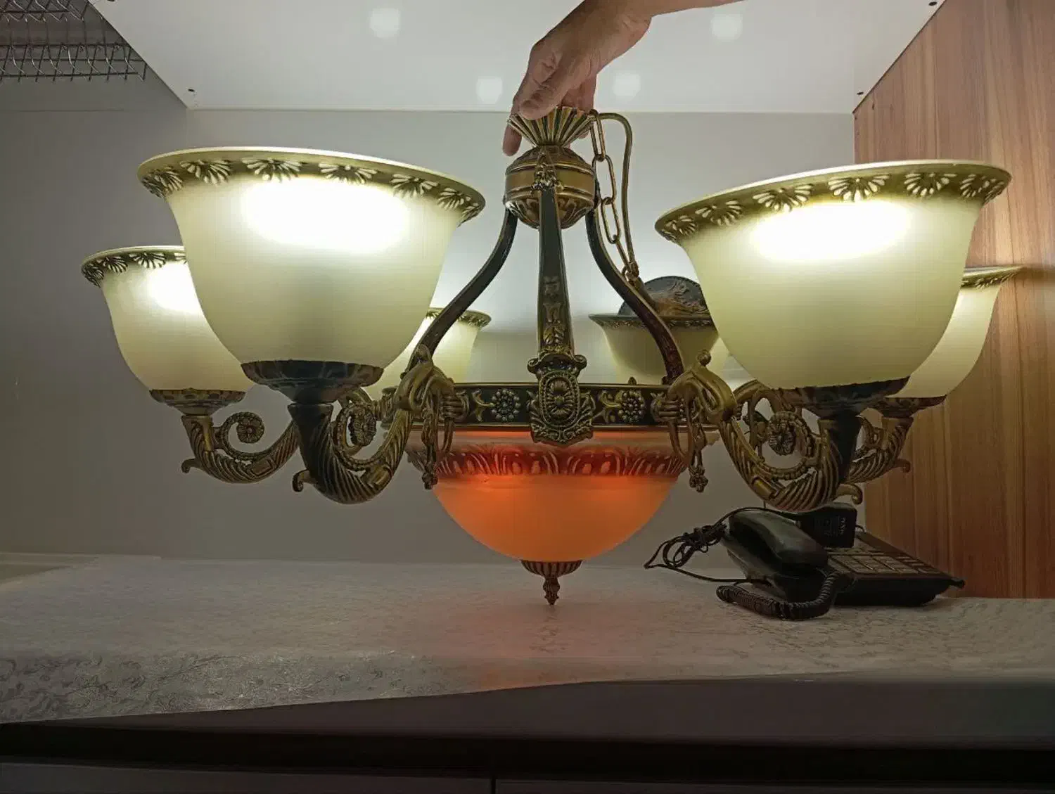 فروش لوستر|لوستر و چراغ آویز|قروه, |دیوار