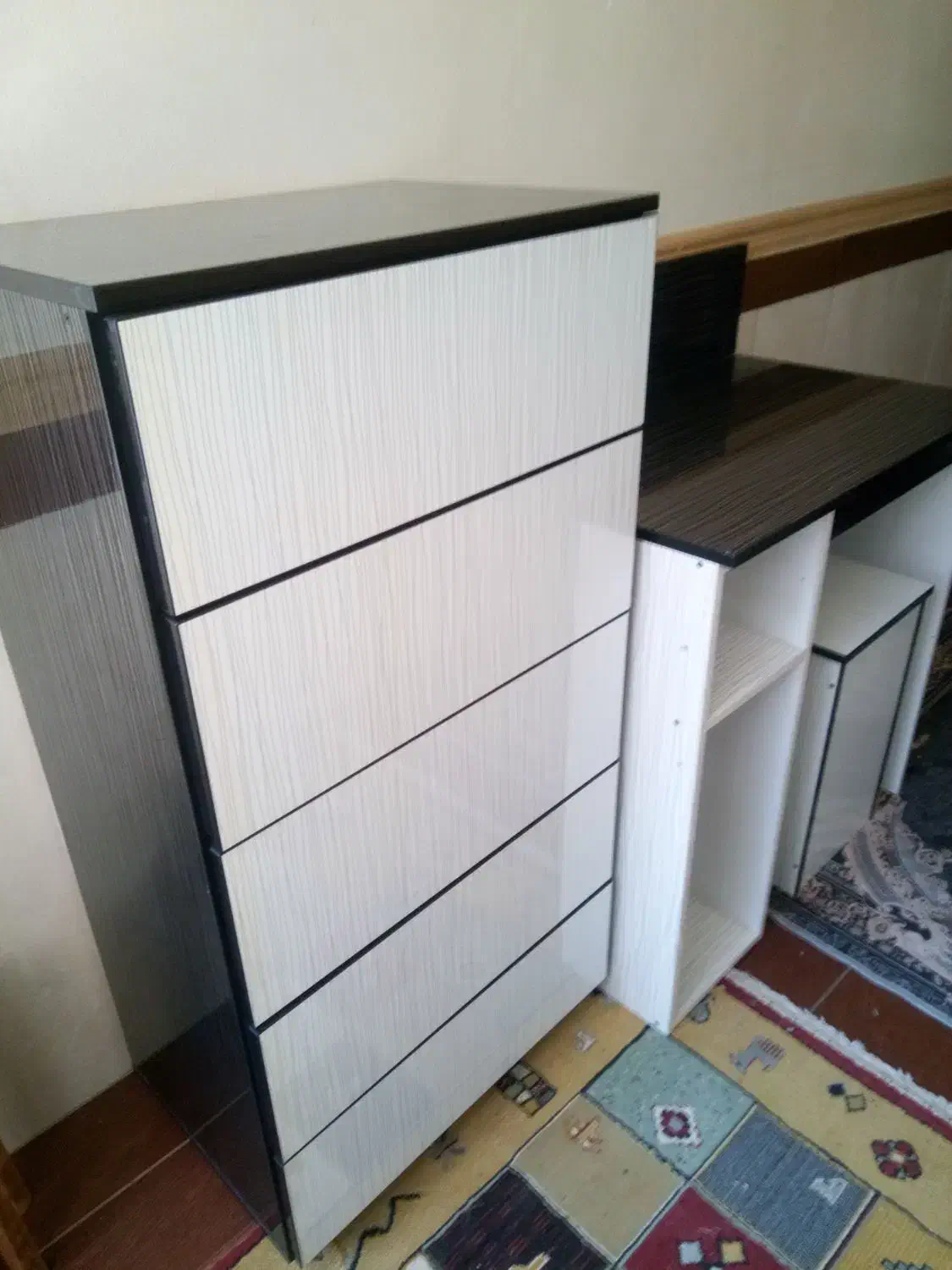 دراور و میز کامپیوتر همراه با صندلی ست|جاکفشی، کمد، دراور|بندر ماهشهر, |دیوار