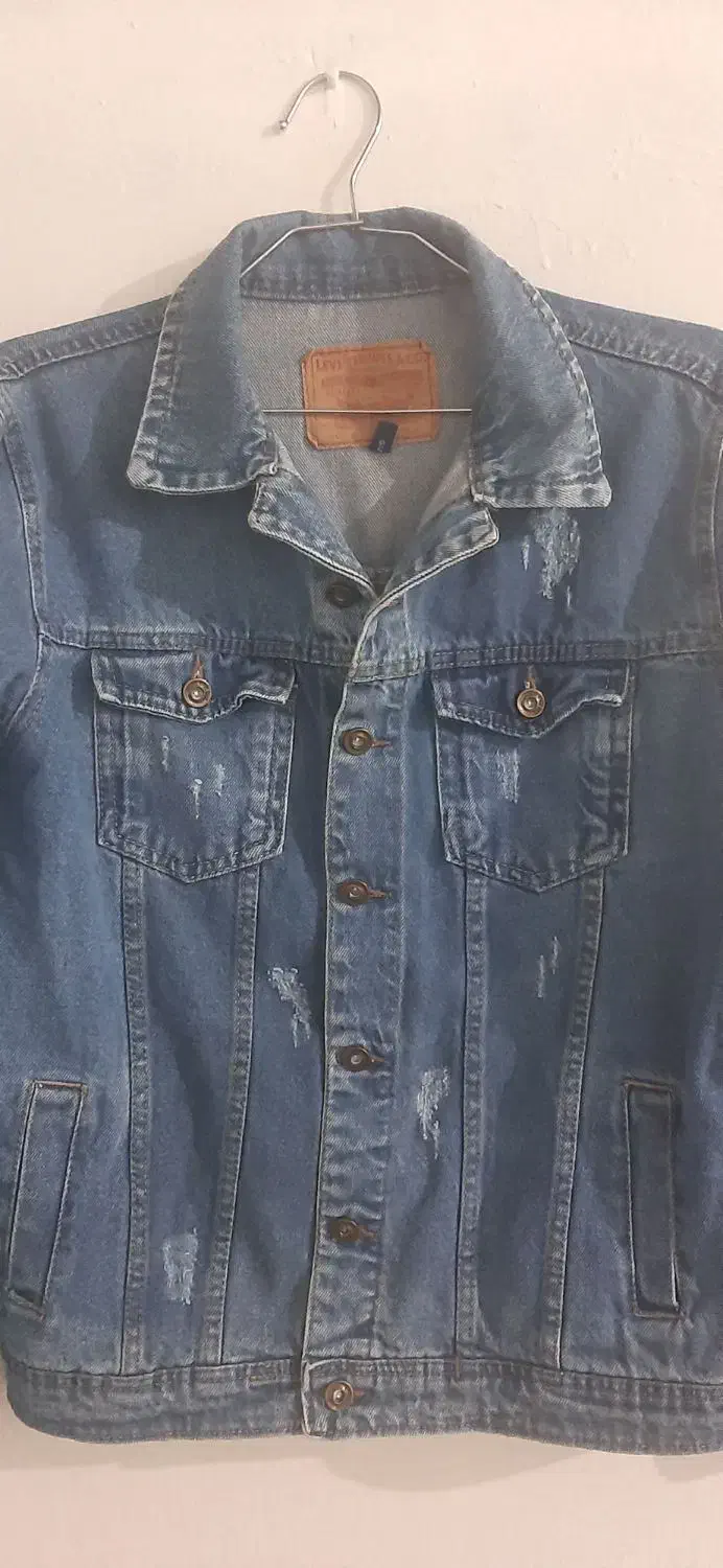 کت جین ترک ، پسرانه کاملا سالم و نو در رنگ آبی|لباس|بروجرد, |دیوار