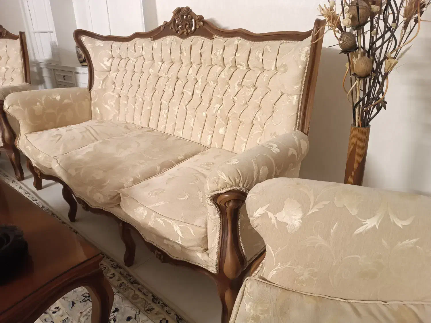 مبلمان ۹نفره با میز ناهار خوری ۱۰ نفره|مبلمان خانگی و میز عسلی|اصفهان, فیض|دیوار