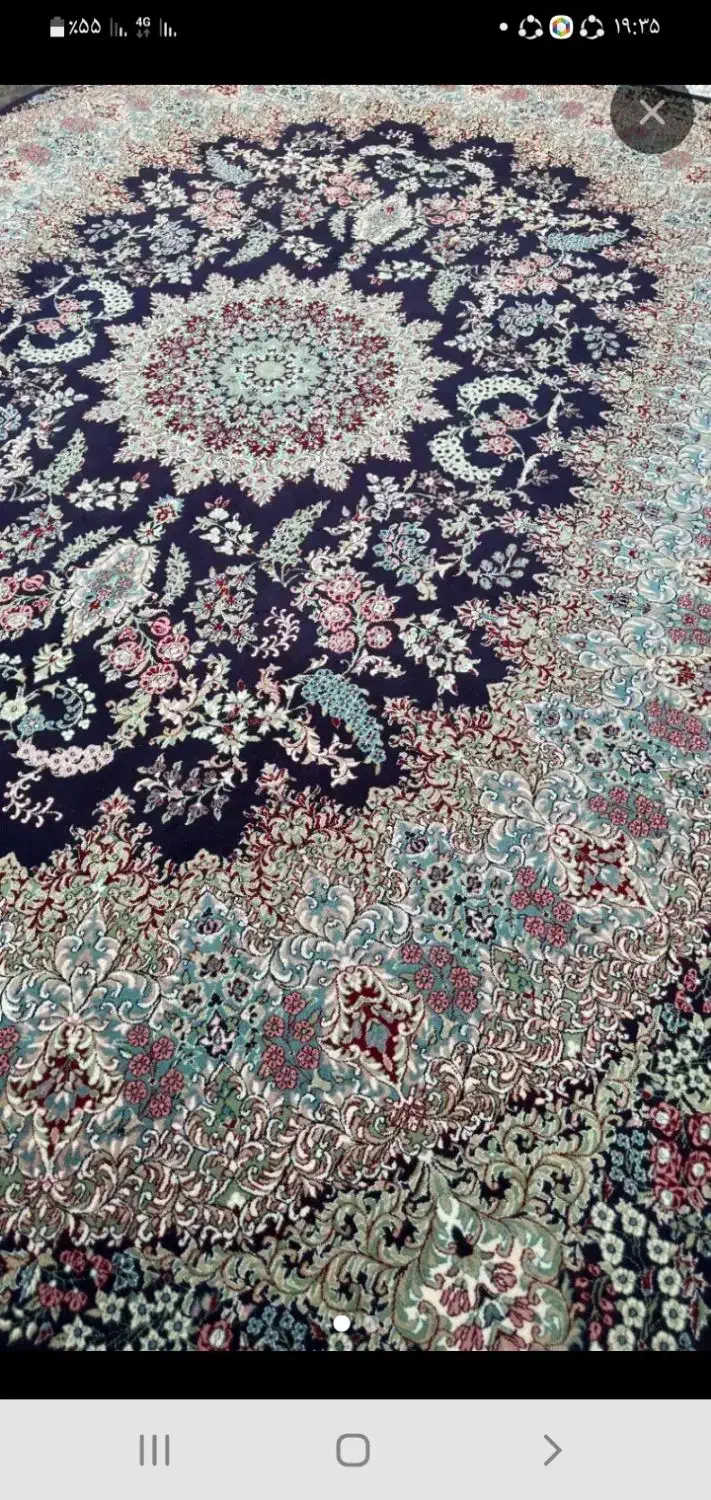 فرش ۱۲متری ۲عدد ۷۰۰شانه اصل تمام نخ جنس ضخیم|فرش|همدان, |دیوار