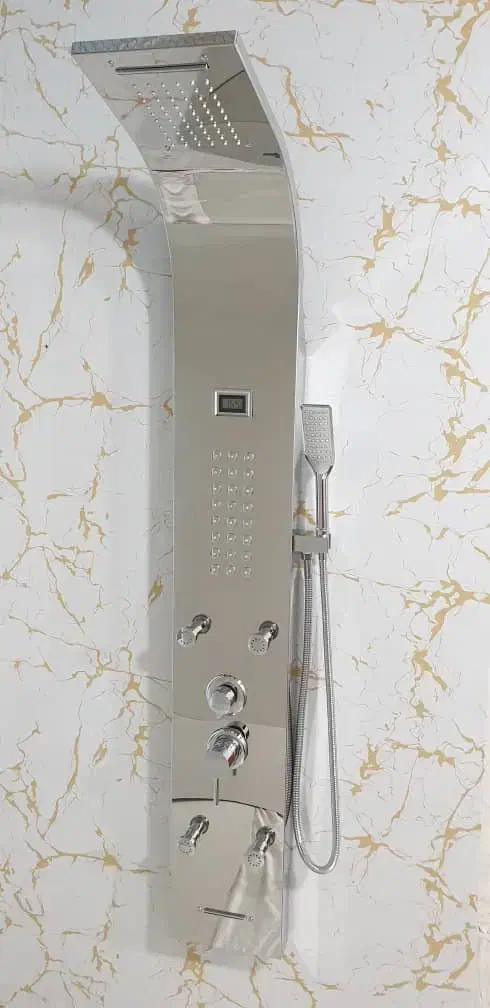 پنل دوش ماساژور استیل ضدزنگ 304|لوازم حمام|شهرکرد, |دیوار