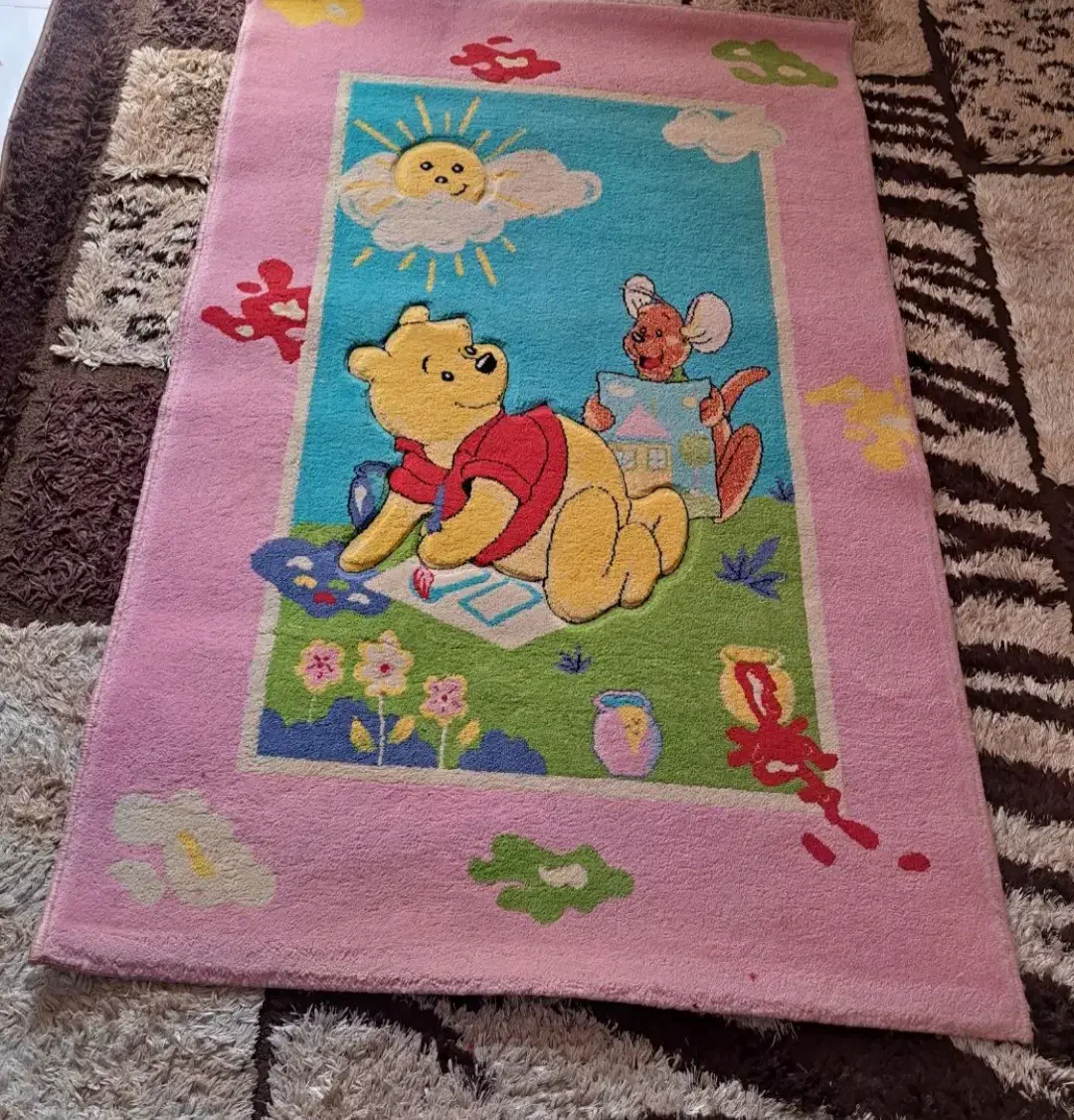 فرش اتاق کودک اسپرت طرح پو|فرش|محمدیه-قزوین, |دیوار