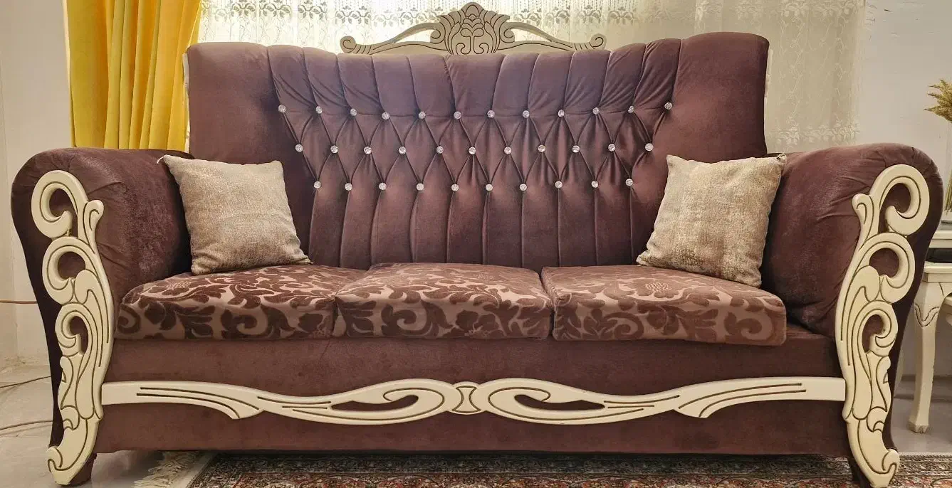 مبل راحتی ۹ نفره|مبلمان خانگی و میز عسلی|ایوانکی, |دیوار