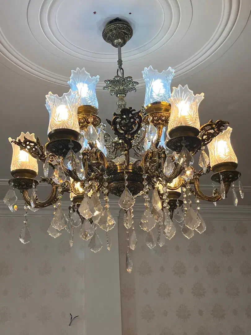 لوستر|لوستر و چراغ آویز|بروجرد, |دیوار