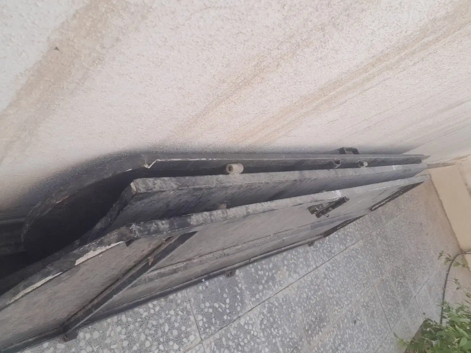 درب آهنی سه لنگه|مصالح و تجهیزات ساختمان|لامرد, |دیوار