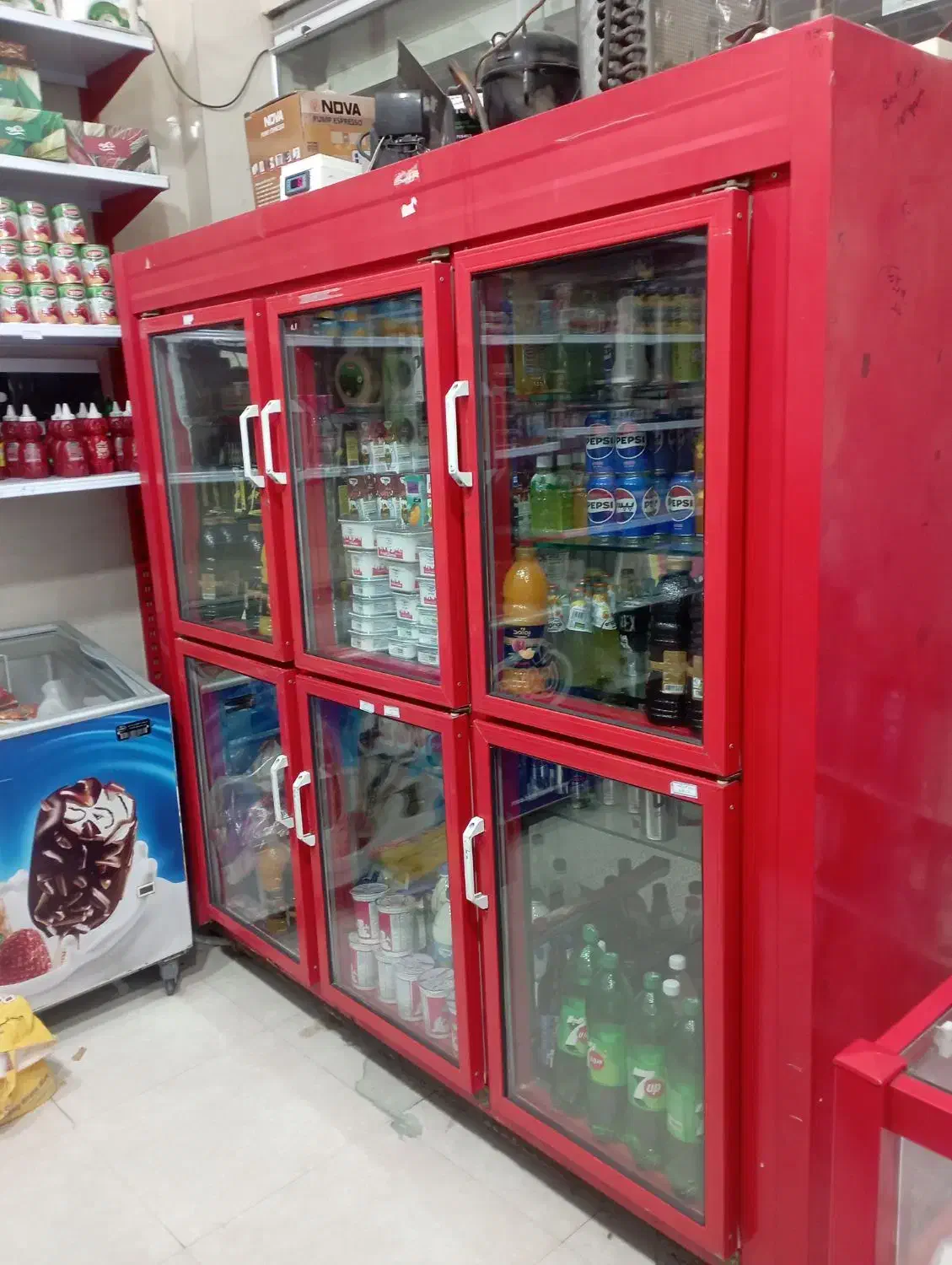 یخچال بزرگ ۶درب|فروشگاه و مغازه|شاهین‌شهر, گرگاب|دیوار