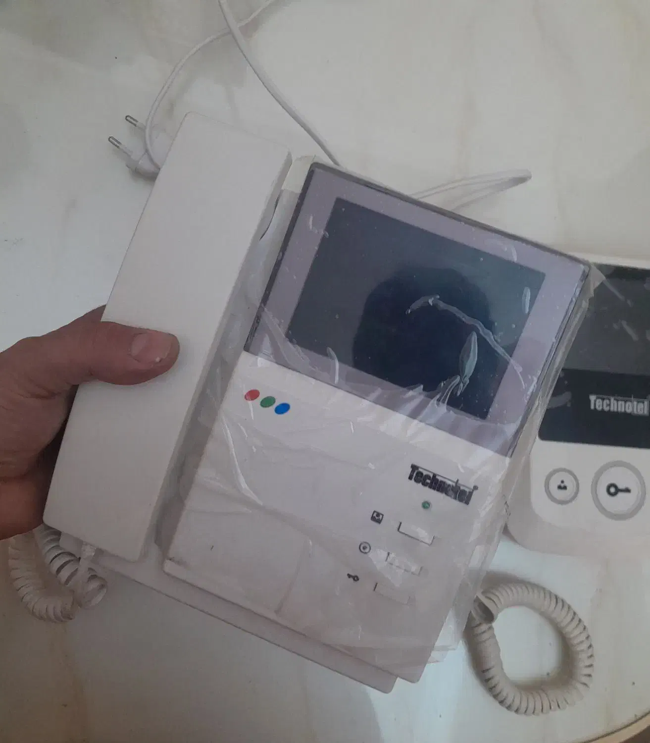ایفون تصویری رنگی صفحه بزرگ|صوتی و تصویری|ری, دیلمان|دیوار