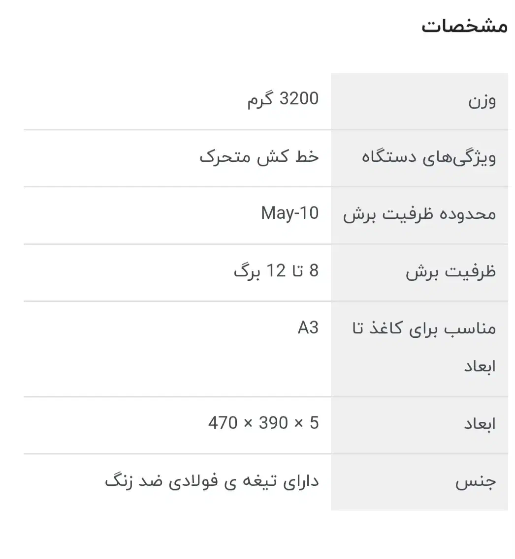 کاتر A3|لوازم التحریر|اصفهان, فجر|دیوار