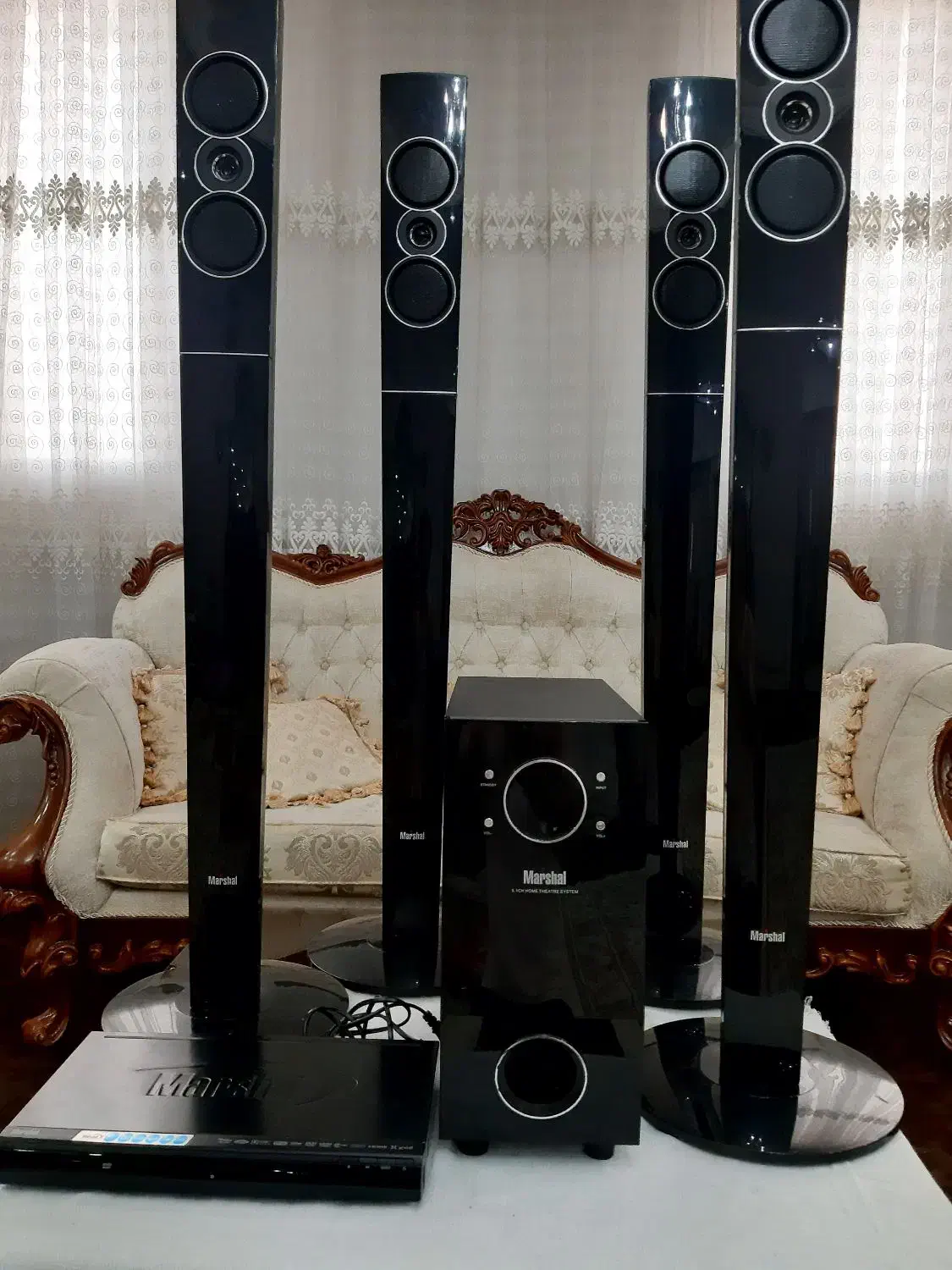 اسپیکر ۶ تیکه خانگی|سیستم صوتی خانگی|نسیم‌شهر, |دیوار