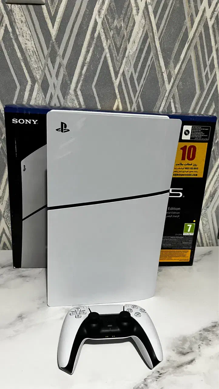 Ps5 Slim Digital 1T|کنسول، بازی ویدئویی و آنلاین|رشت, حسین آباد|دیوار