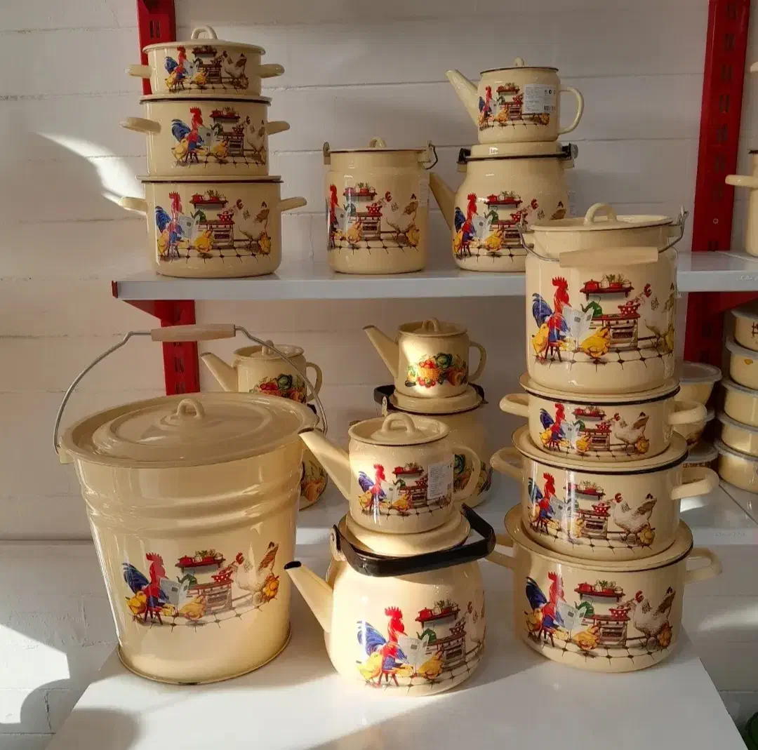 ظروف لعابی اصل  روس|ظروف پختوپز|رشت, چله خانه|دیوار