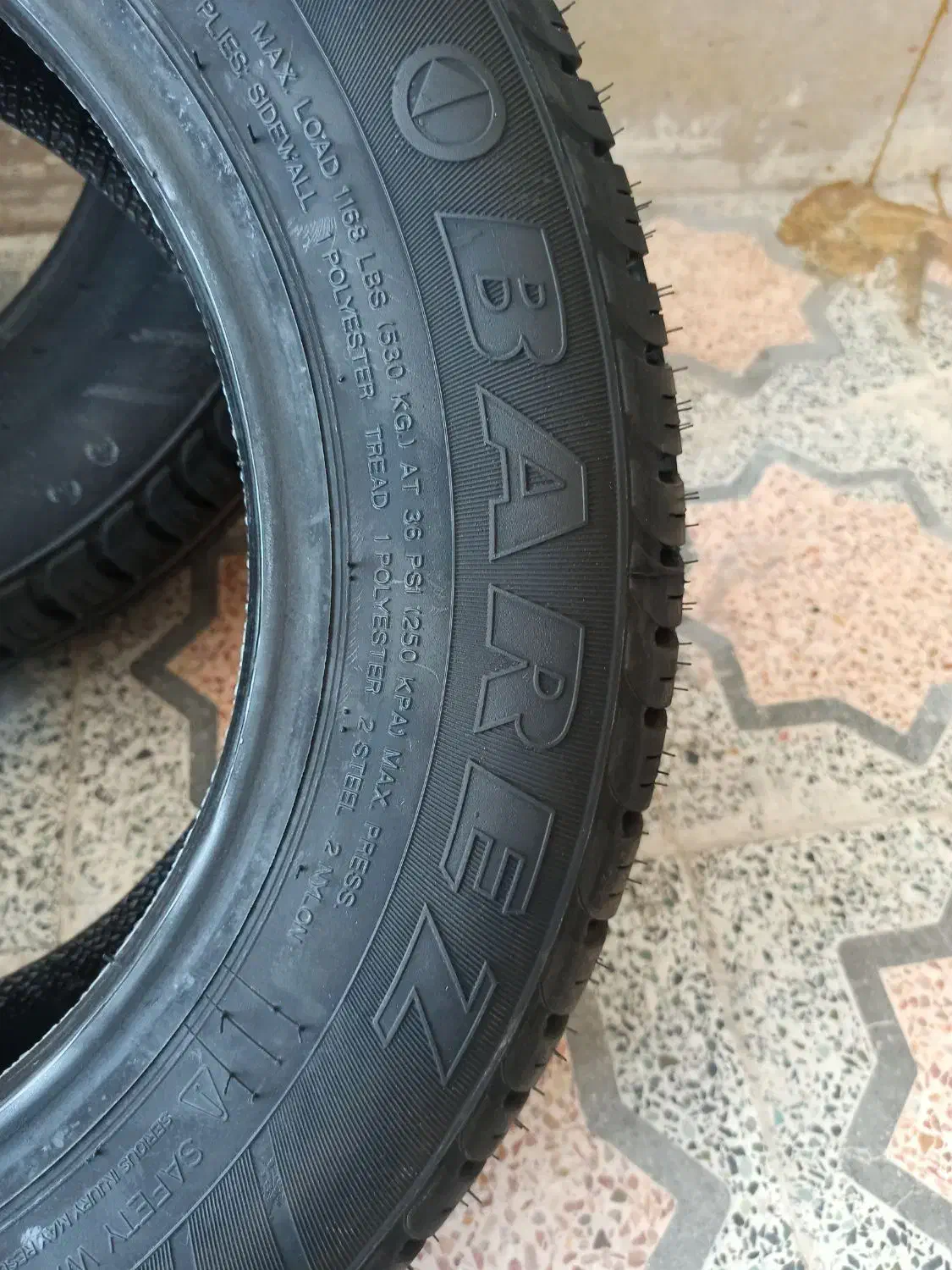 فروش 4 حلقه لاستیک بارز|قطعات یدکی و لوازم جانبی|مرودشت, ثبت احوال|دیوار