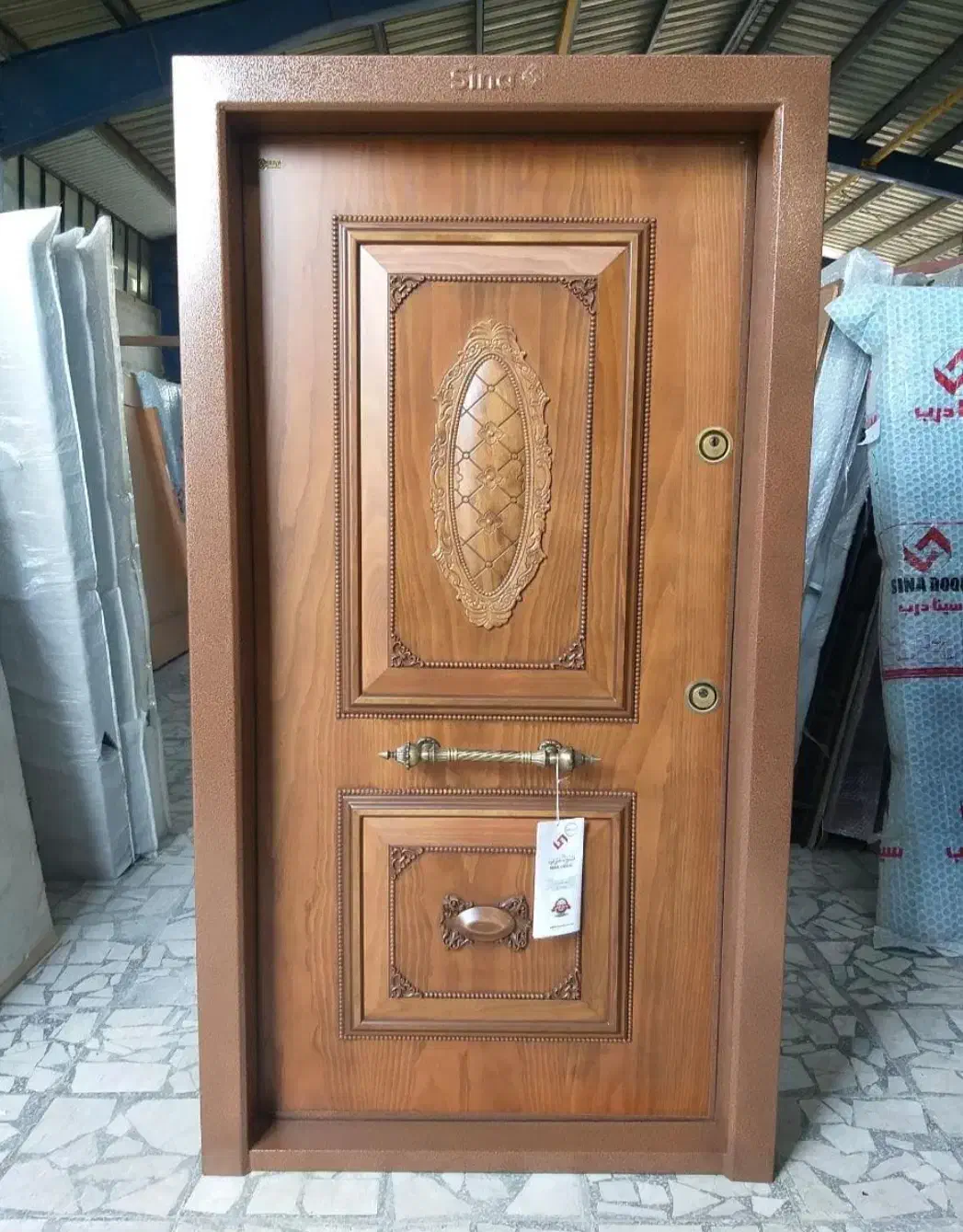 درب ضد سرقت بلوط نرده استیل، سکوریت، پنجره کد F131|مصالح و تجهیزات ساختمان|فریدونکنار, |دیوار