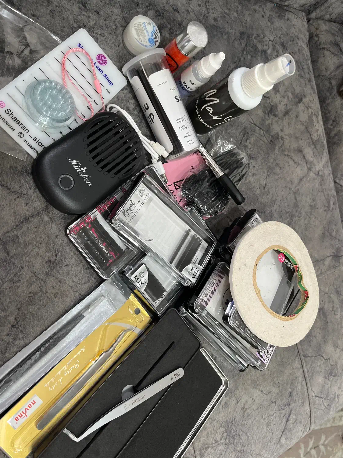 لوازم کاشت مژه|آرایشی، بهداشتی، درمانی|رشت, کوی قدس|دیوار