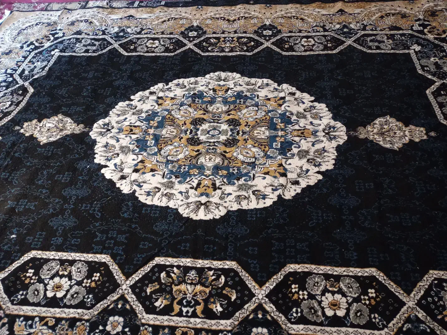 قالی 12متری 500 شانه|فرش|کارون, |دیوار