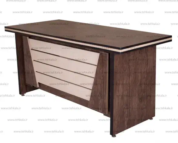 میز اداری و مطالعه تمیز، ابعاد استاندارد|میز تحریر و کامپیوتر|قروه, |دیوار