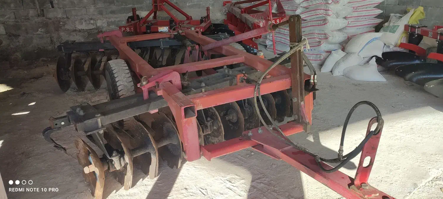 دیسک ۲۲*۲۴ کارکرده و چیزل ۵ شاخه نو تراکتور|ماشینآلات صنعتی|سرپل ذهاب, |دیوار