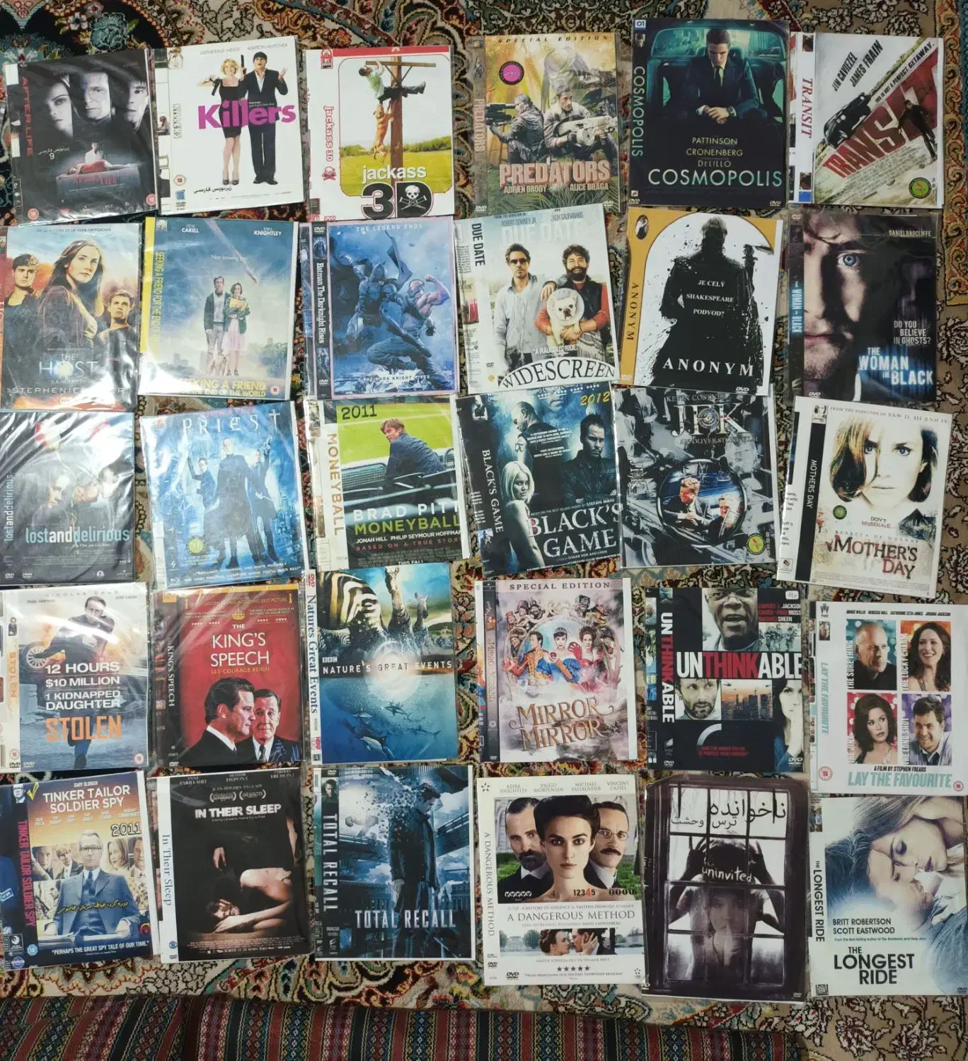 حدود ۱۸۵ حلقه فیلم سینمایی DVD خارجی|فیلم و موسیقی|آستارا, |دیوار