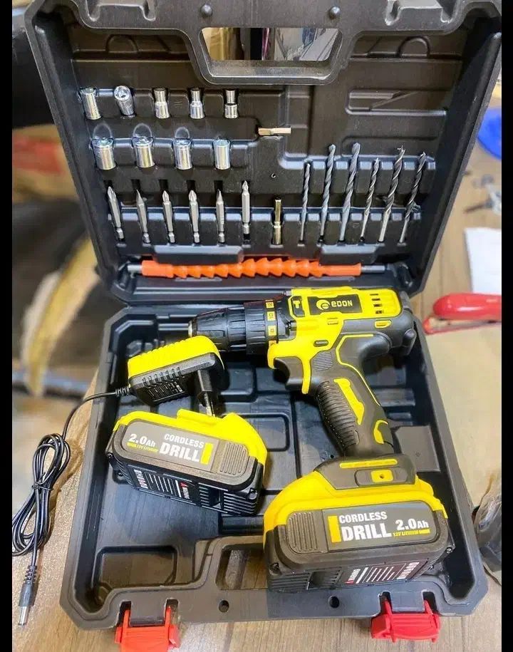 دریل پیچ بند شارژی 18 ولت ادون با لوازم|ابزارآلات|اهواز, کوی علوی|دیوار