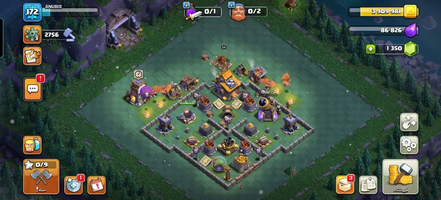 دو عدد اکانت کلش اف کلنز تان 15 clash th 15|کنسول، بازی ویدئویی و آنلاین|ماهیدشت, |دیوار