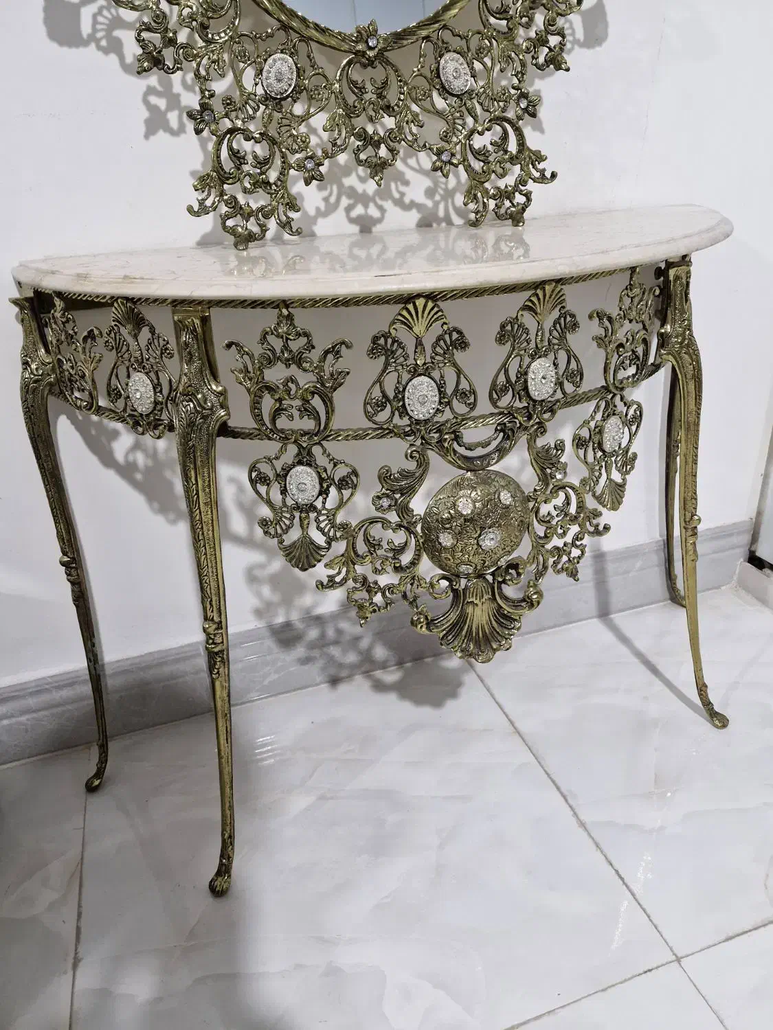 آیینه و کنسول برنز|مبلمان خانگی و میز عسلی|شهریار, شهریار|دیوار