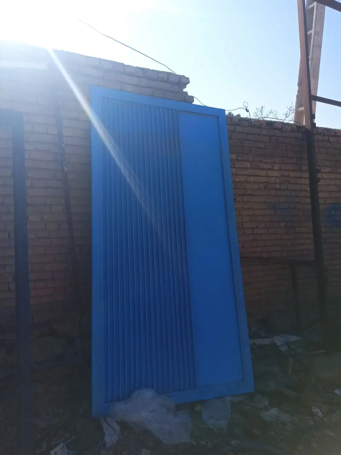 درب ریلی دو لنگه 5*5.5|مصالح و تجهیزات ساختمان|فارسان, |دیوار