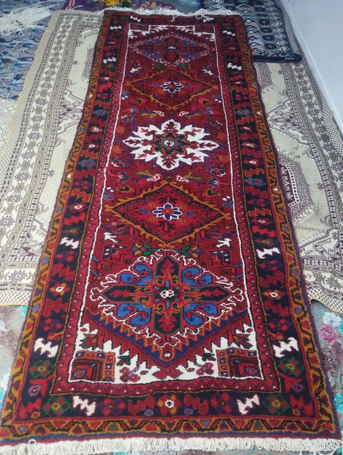 فرش دستبافت کناره هریس|فرش|ری, صفاییه (چشمه علی)|دیوار