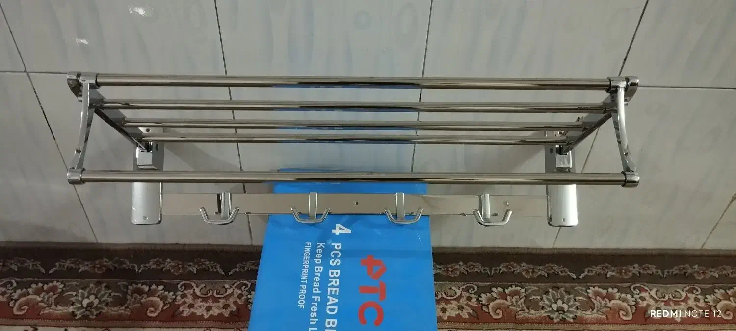 آویز لباس وحوله حمام|بندرخت و رختآویز|قرچک, زیبا شهر|دیوار