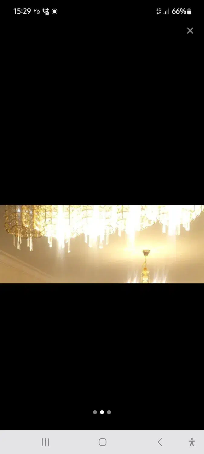 لوستر ۶شاخه کریستال درحدنو|لوستر و چراغ آویز|کوچصفهان, |دیوار