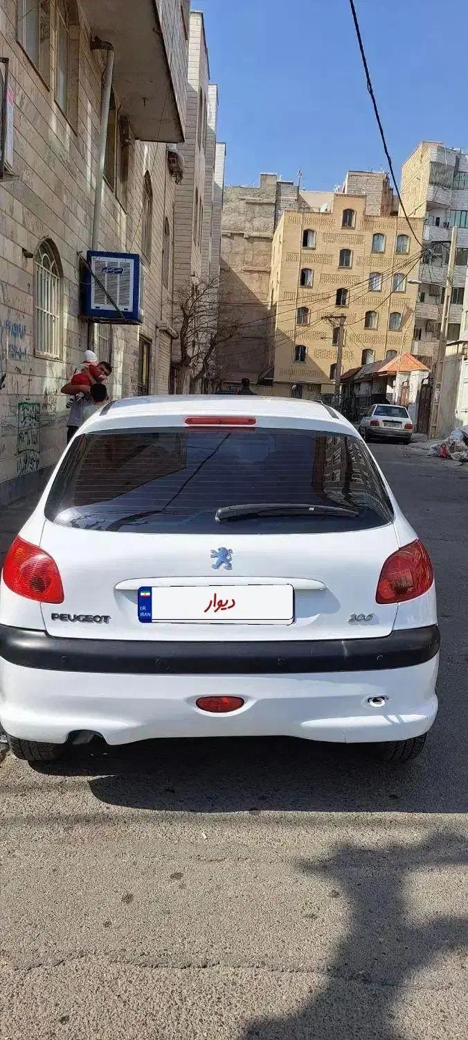 ۲۰۶ تیپ۲ بی رنگ|خودرو سواری و وانت|قدس, شهر‌قدس|دیوار