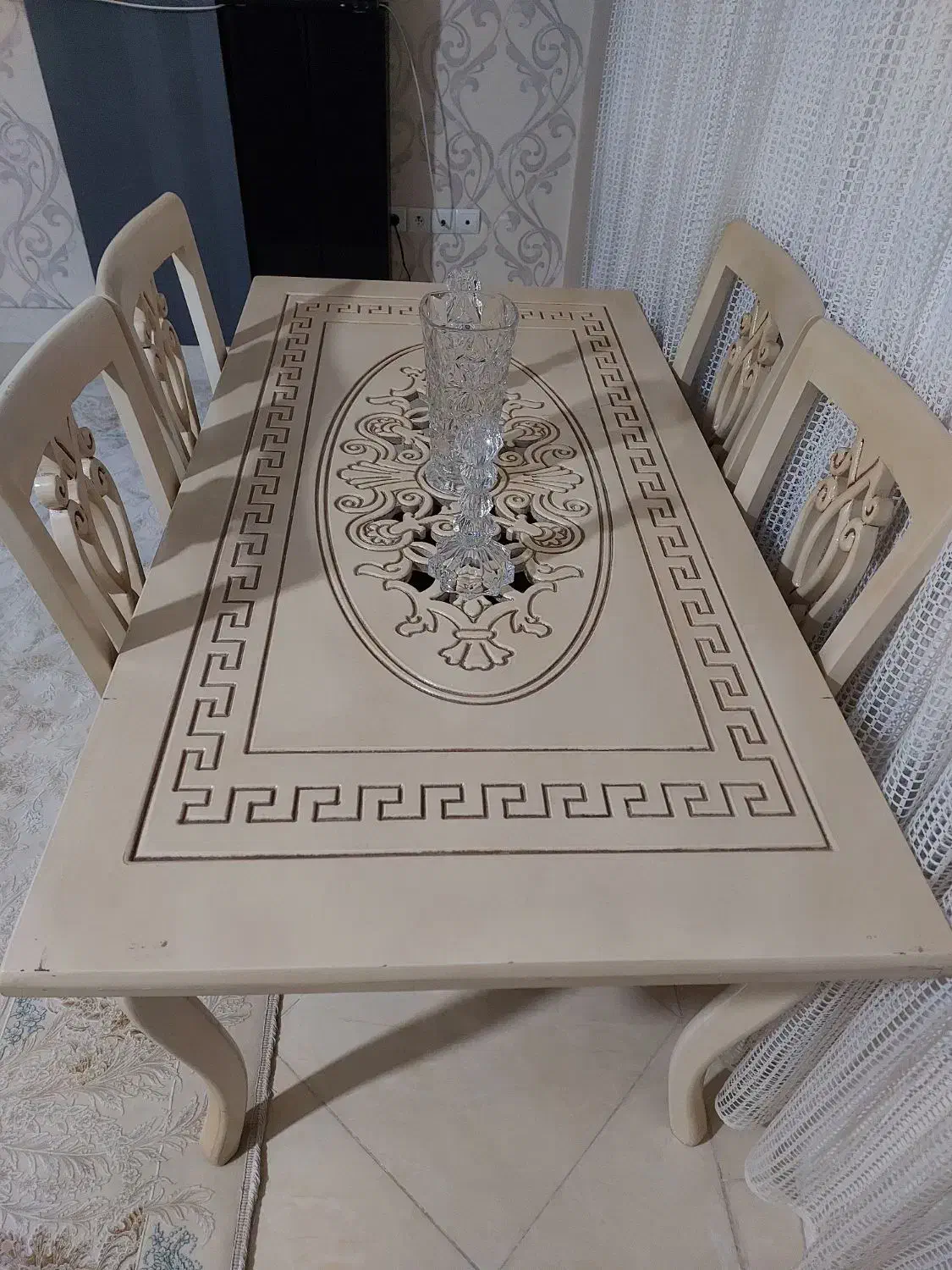 میز ناهار خوری|میز و صندلی غذاخوری|قم, زنبیل آباد|دیوار