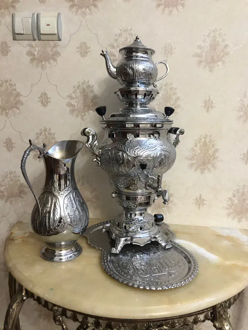 سماور گازی کاملا نو|سماور، چایساز، قهوهساز|تربتحیدریه, شهرک ولیعصر|دیوار