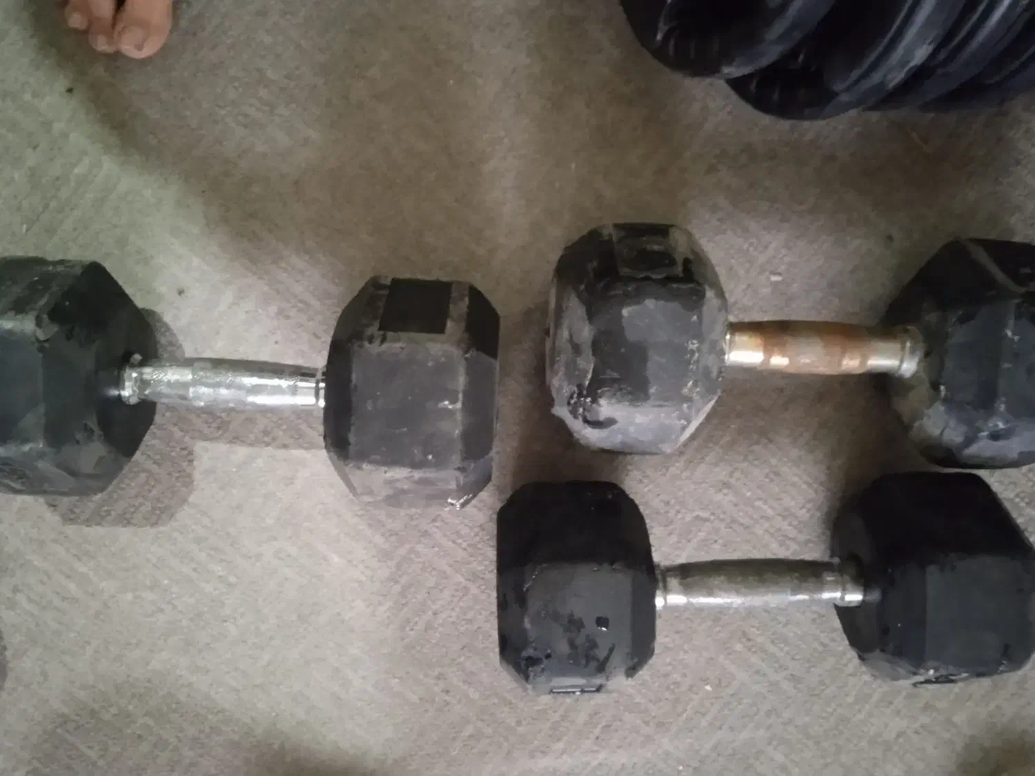 دمبل ۶ ضلعی ، صفحه هالتر ، وزنه فروشی|تجهیزات ورزشی|مشهد, فدک|دیوار