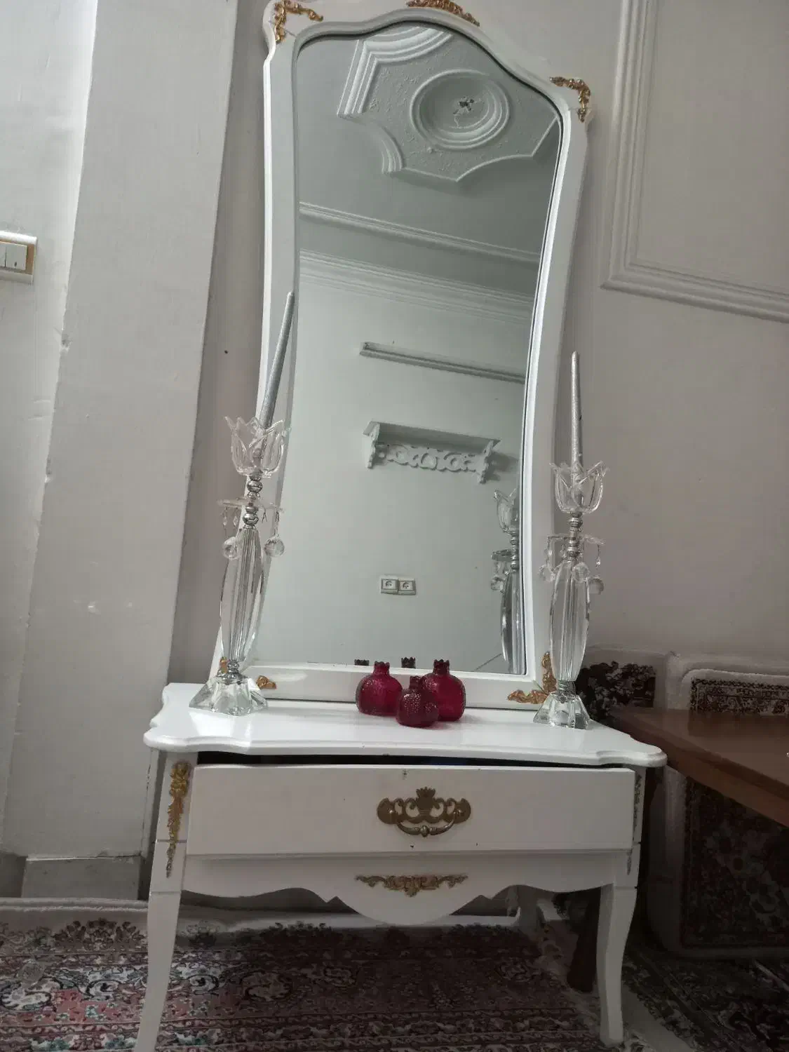 بوفه در حد. اینه شمعدون نو|بوفه، ویترین، کنسول|بایک, |دیوار