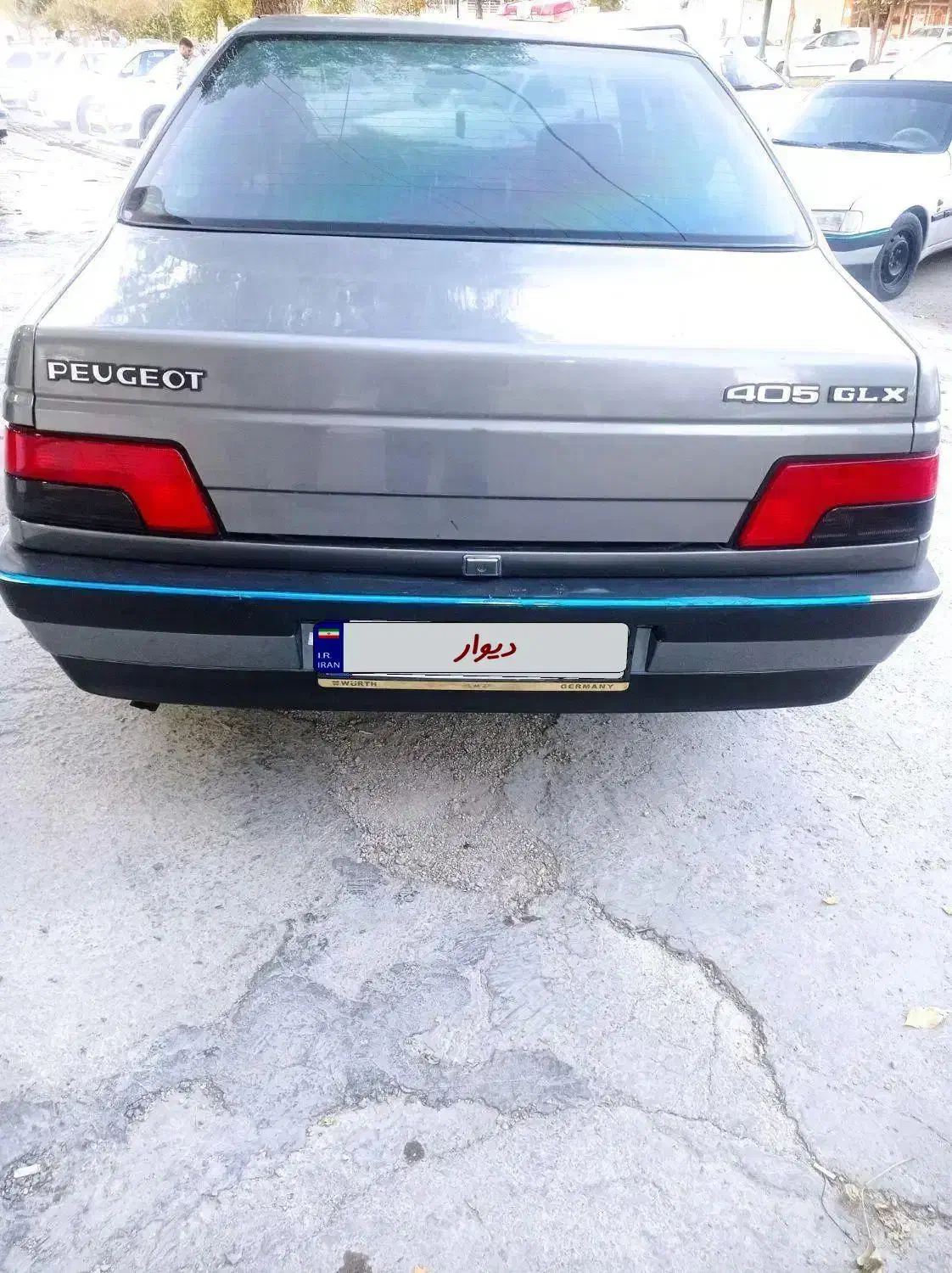 پژو خاکستری دوگانه کارخانه مدل 89|خودرو سواری و وانت|ایوان, |دیوار