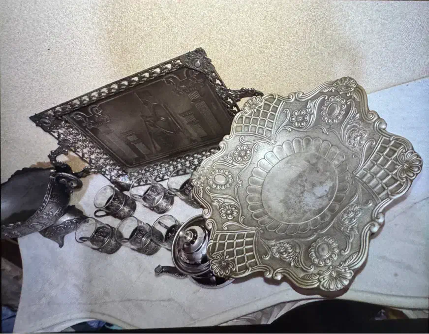 ظروف سیلور|کلکسیون اشیاء عتیقه|مشهد, آبکوه|دیوار