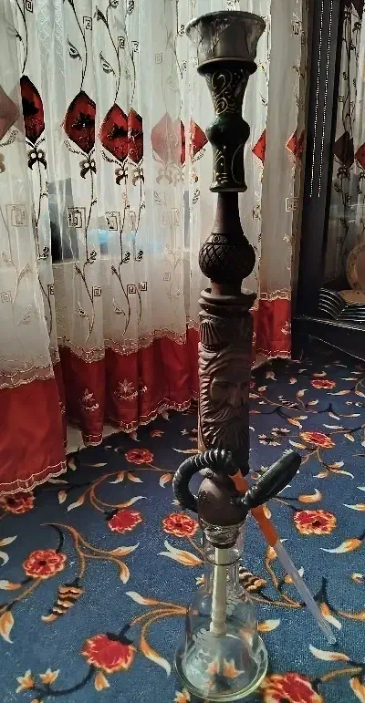 قلیون چوبی|صنایع دستی و سایر لوازم تزئینی|آبیک, |دیوار