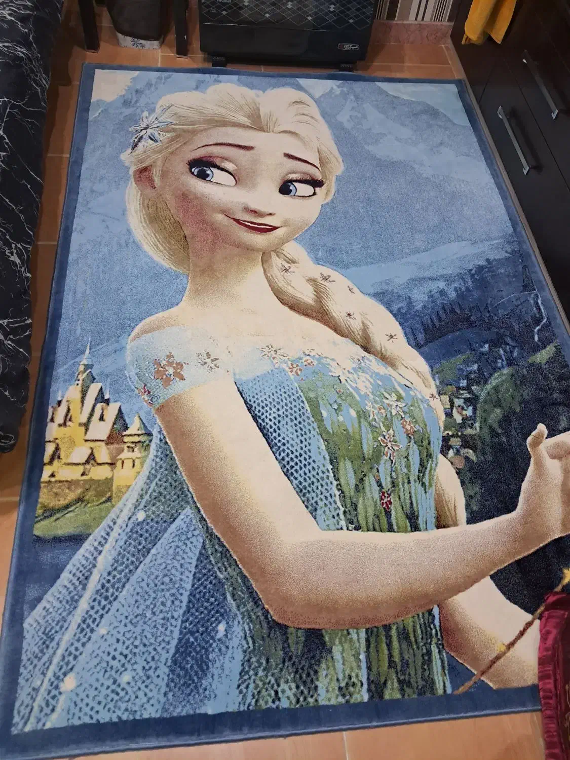 فرش کارتونی السا|فرش|تالش, هشتپر|دیوار