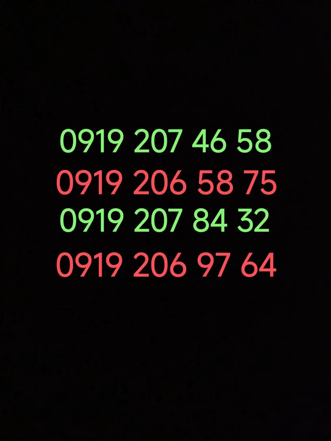 0919.92.56.206|سیمکارت|تهران, نیروی هوایی (پیروزی)|دیوار