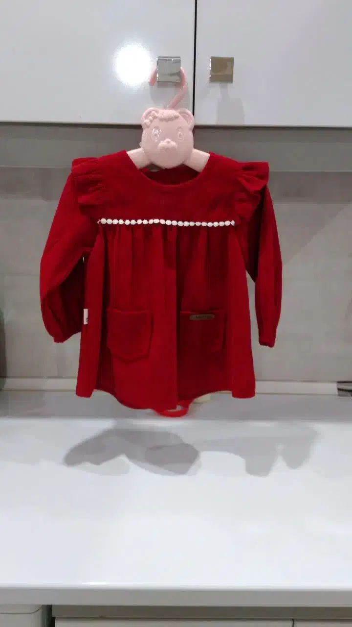 لباس دخترانه کاملا نو وسالم فقط یکبار تن خورده|کفش و لباس بچه|خرمدره, |دیوار