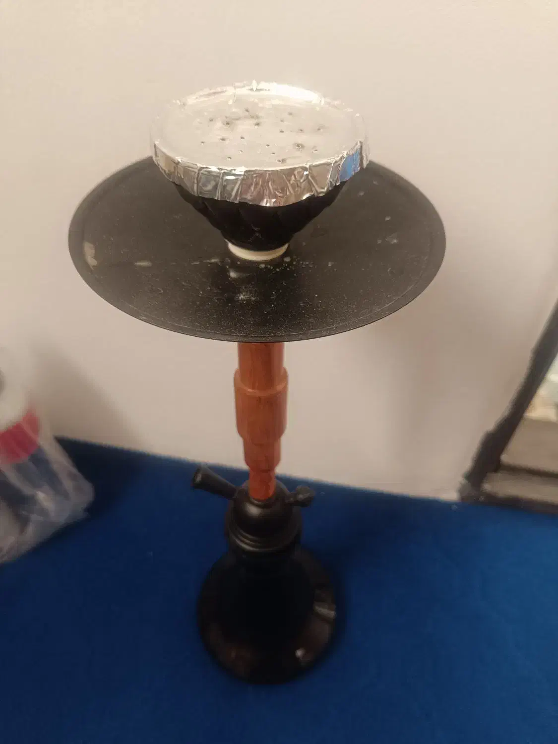 قلیان استیل طرح چوب|کلکسیون و سرگرمی|کرمان, |دیوار