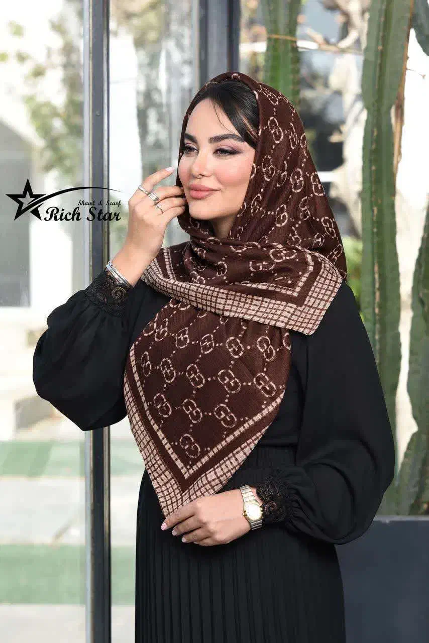 روسری درختی دور دوخت در 6رنگ چشمگیر|لباس|مهریز, |دیوار