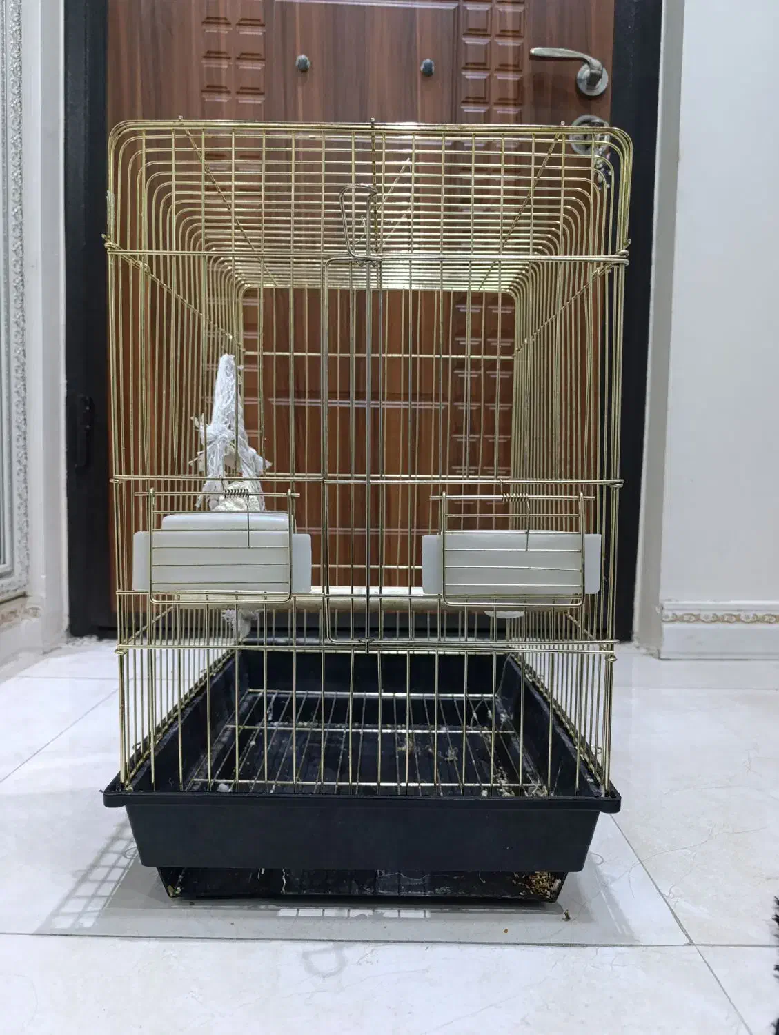 قفس طلایی بزرگ نو نو عروس هلندی ملنگو راهب مینا|لوازم جانبی حیوانات|ری, شهرری|دیوار