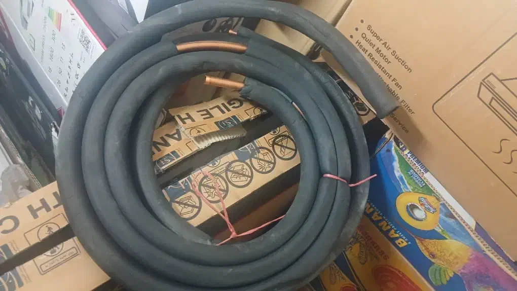 لوله مسی کولر گازی|کولر گازی و فنکوئل|برخوار, |دیوار