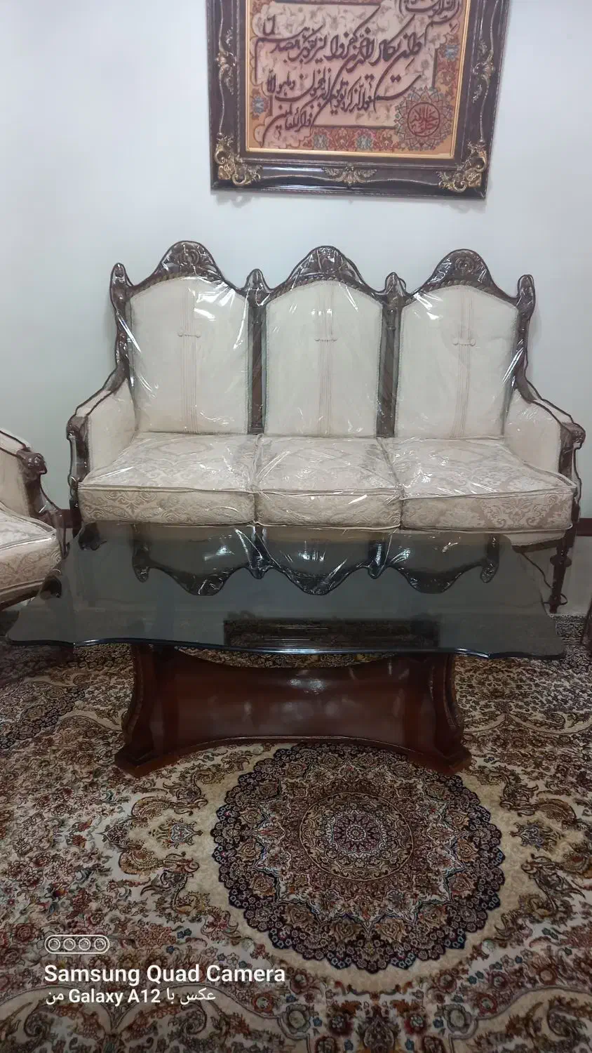 مبلمان استیل درحدنو۹نفره|مبلمان خانگی و میز عسلی|تهران, آشتیانی|دیوار