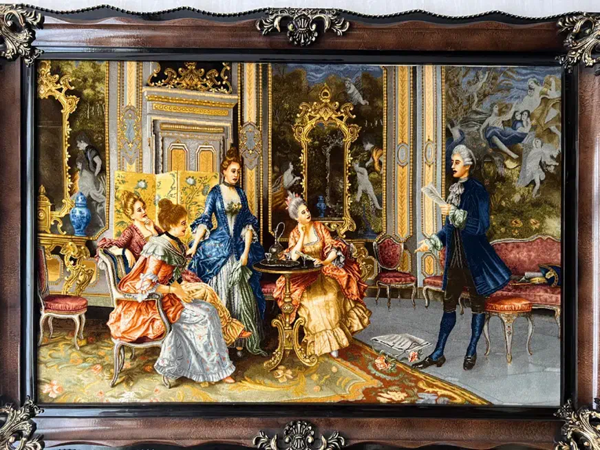 تابلو فرش دستبافت تبریز|تابلو فرش|اصفهان, برازنده|دیوار